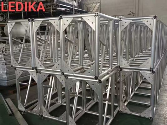 Aluminum Square Truss System With Strong Connections For Safety And Stability