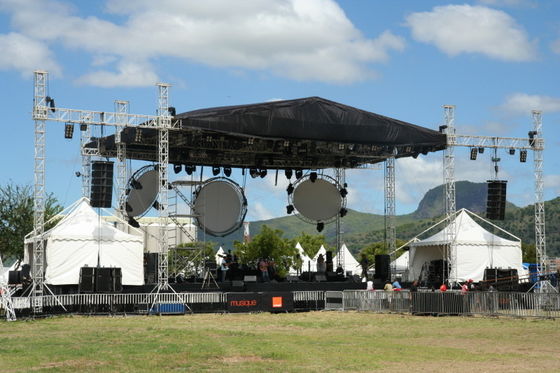 T6 Aluminum Concert Lighting Truss Stage Roof Truss System For Display